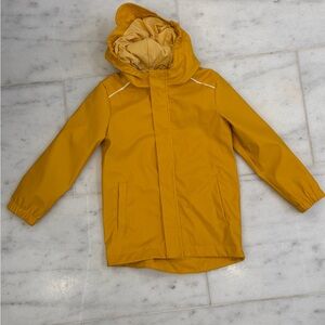 Cat & Jack Mustard Hooded Raincoat
